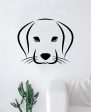 Dog Face Decal Sticker Wall Vinyl Art Home Room Home Decor Animal Pet Teen Adopt Rescue Puppy Doggy Cute Cheap