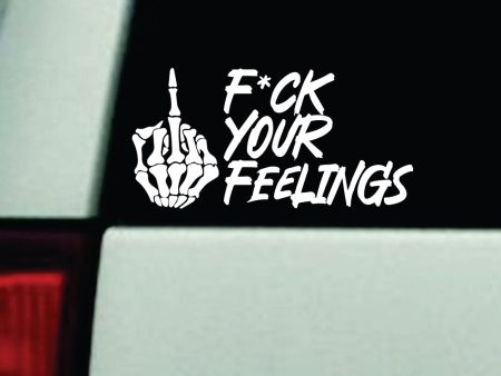 Fck Your Feelings Car Decal Truck Window Windshield Mirror JDM Bumper Sticker Vinyl Quote Girls Funny Trendy America Online