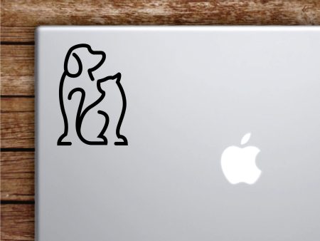 Dog Cat Laptop Wall Decal Sticker Vinyl Art Quote Macbook Apple Decor Car Window Truck Kids Baby Teen Inspirational Animals Puppy Kitten Vet Rescue Cute Online now