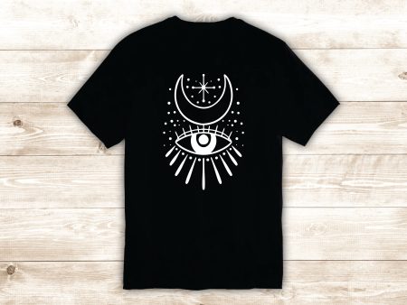 Moon Eye T-Shirt Tee Shirt Vinyl Heat Press Custom Inspirational Quote Teen Motivational Tattoo Boho Online now