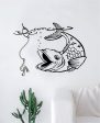 Fish Fishing Decal Sticker Wall Vinyl Art Home Room Decor Living Room Bedroom Ocean Beach Water Fisherman Boat Lake River Nautical Sale