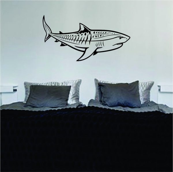 Shark Version 6 Design Animal Decal Sticker Wall Vinyl Decor Art Hot on Sale