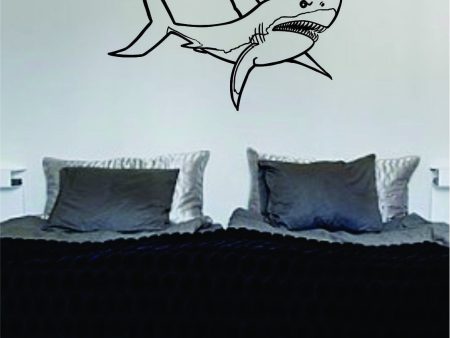 Shark Version 8 Design Animal Decal Sticker Wall Vinyl Decor Art Supply