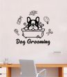 Dog Grooming Quote Wall Decal Sticker Bedroom Home Room Art Vinyl Inspirational Decor Cute Animals Puppy Pet Vet Rescue Adopt Foster on Sale