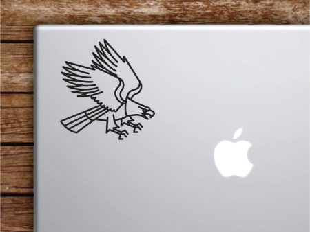 Eagle Laptop Wall Decal Sticker Vinyl Art Quote Macbook Apple Decor Car Window Truck Teen Inspirational Girls Animals Birds Supply