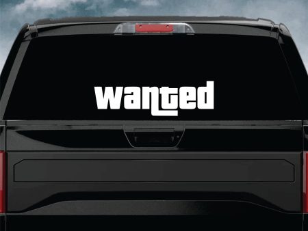 Wanted Wall Decal Car Truck Window Windshield JDM Sticker Vinyl Lettering Quote Boy Girl Funny Men Racing Sadboyz Sadgirlz Broken Heart Club Stay Humble Racing Video Gaming Gamer Auto Discount