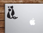 Cats Love Laptop Wall Decal Sticker Vinyl Art Quote Macbook Apple Decor Car Window Truck Teen Inspirational Girls Animals Kitten For Cheap