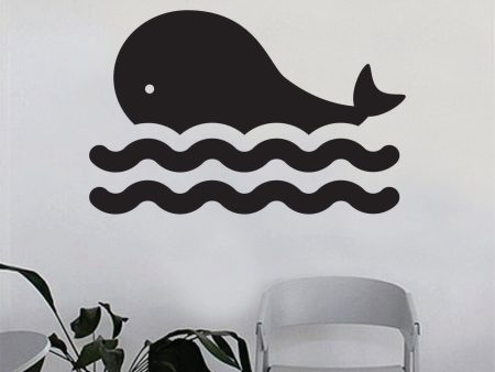 Whale Decal Sticker Wall Vinyl Decor Art Living Room Bedroom Kids Nursery Baby Teen Animal Ocean Beach Fish For Cheap