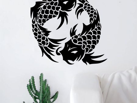 Koi Fish v8 Decal Sticker Wall Vinyl Art Home Decor Decoration Teen Bedroom Ocean Beach Discount