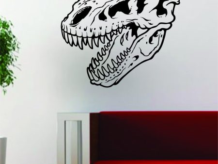 Dinosaur T Rex Skull Decal Sticker Wall Vinyl Art Decor Online Sale