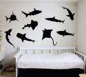 Shark Infested Wall Decal Sticker Vinyl Art Bedroom Living Room Nursery Quote Decor Ocean Beach Nautical Discount