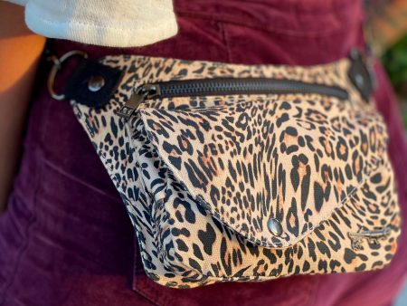 Leopard Lux Hip Pouch Cheap