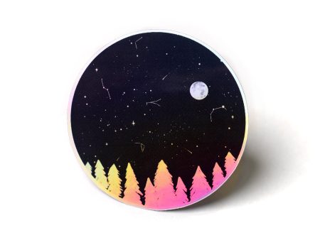 Holographic Night Sky Sticker on Sale