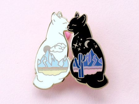 Desert Cats Enamel Pin Online