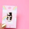 Day and Night Hugging Cats Enamel Pin Online Hot Sale