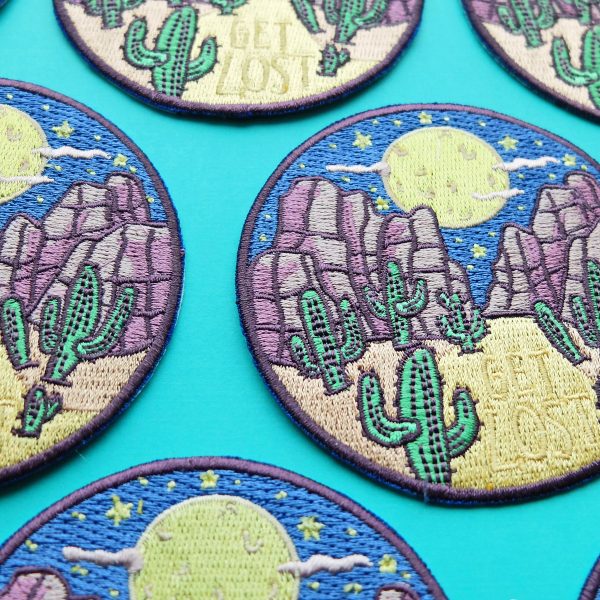 Desert Night, GET LOST Iron-On Patch Online now