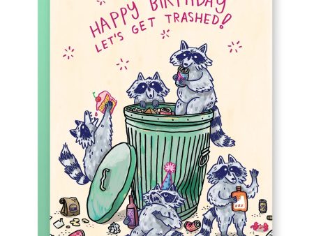 Raccoons Birthday Card For Discount