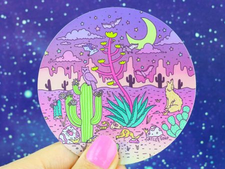 Dreamy Desert Metallic Vinyl Sticker Fashion