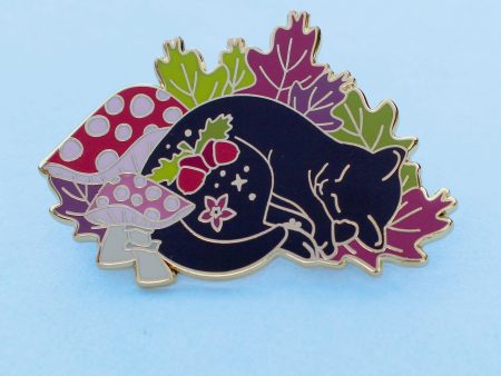 Fall Cat Enamel Pin Online