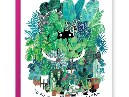 Plant Freak Birthday Card For Cheap