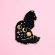 Celestial Cat  Iron-On Patch Hot on Sale