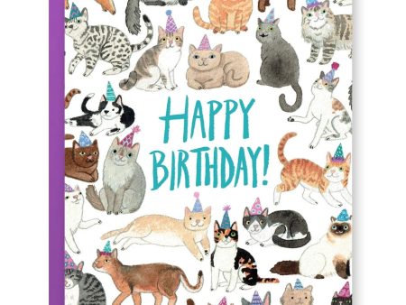 Birthday Cats Card Supply