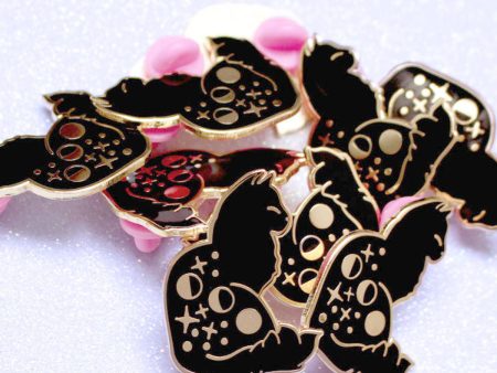 Celestial Cat Enamel Pin Hot on Sale